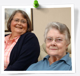 Joan and Betty Whyteside, 2008 Joan and Betty Whyteside, 2008