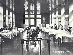 Surgical Ward, Royal Infirmary of Edinburgh c1930. 
Credit: SCRAN